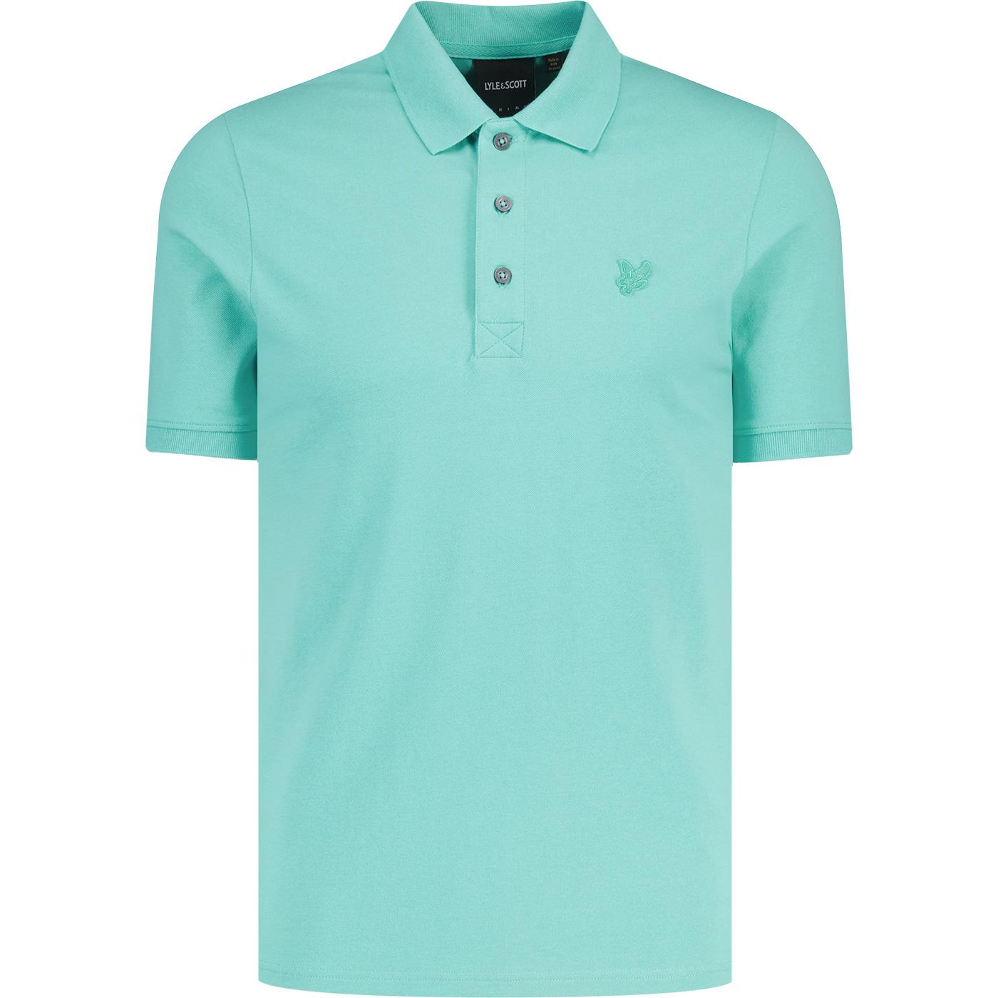 Lyle & Scott Tonal Eagle Superfine Polo Shirt (DA)