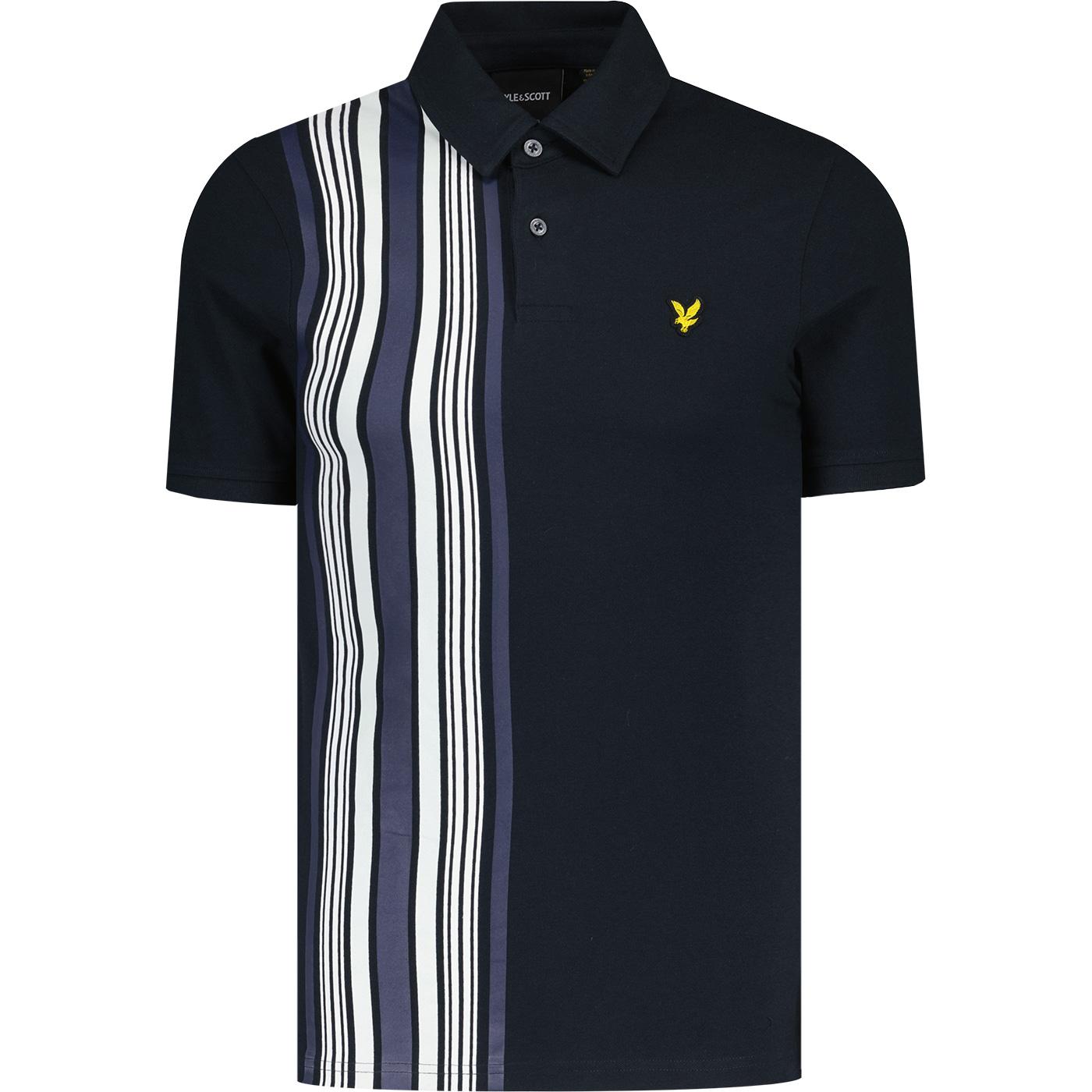 Lyle & Scott Retro Mod Deck Stripe SS Polo Shirt N