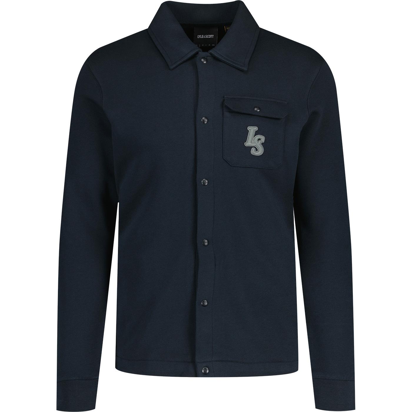 Lyle & Scott Emblem Loopback Collared Track Jacket