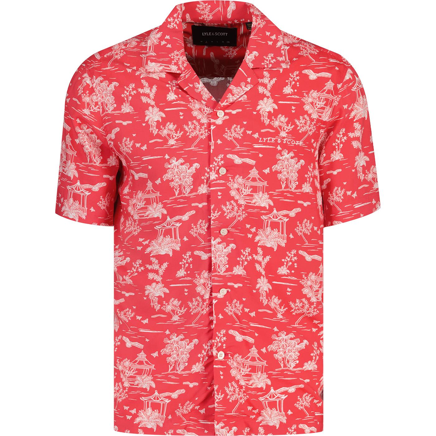 Lyle & Scott Botanical Garden Print Resort Shirt 
