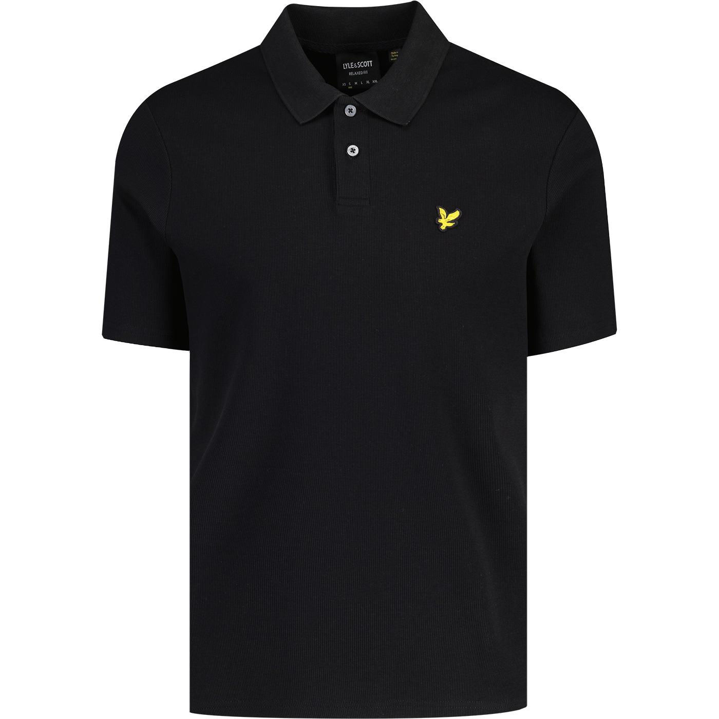 Lyle & Scott Men's Relaxed Fit Ribbed Polo Shirt B
