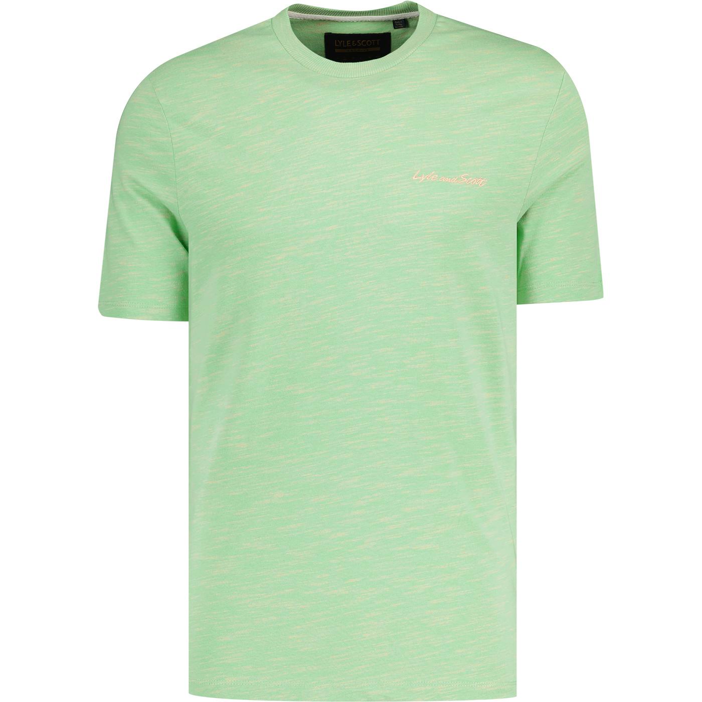 Lyle & Scott Retro Space Dyed Tee Molly's Green