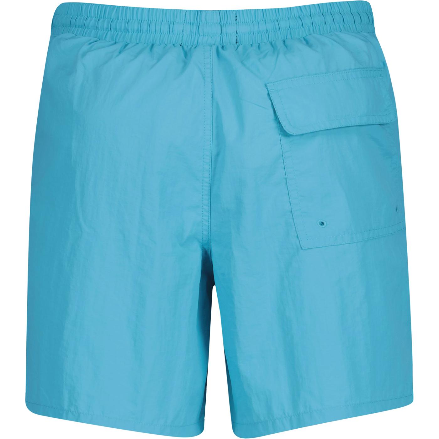 LYLE & SCOTT Classic Retro Swim Shorts in Iris Blue