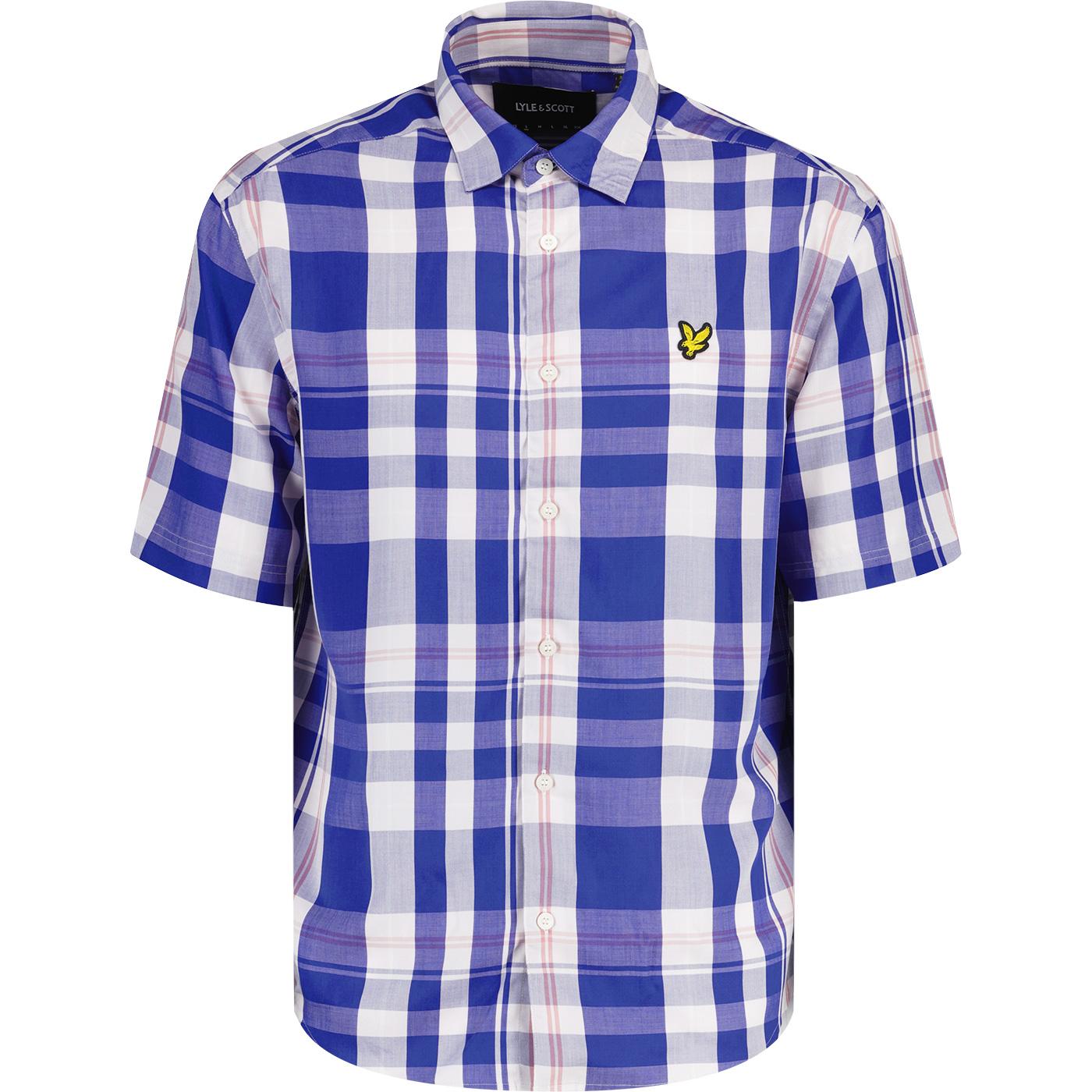 Lyle & Scott Oversized Tartan Short Sleeve Shirt 
