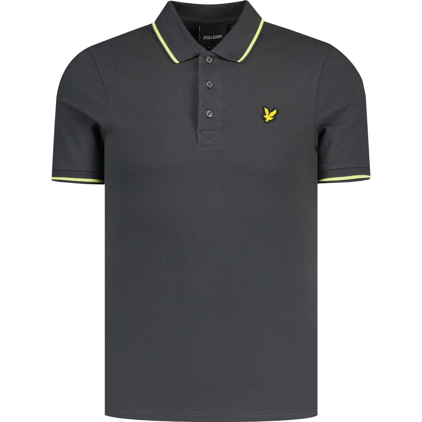 LYLE & SCOTT Retro Mod Tipped Pique Polo Shirt G/S