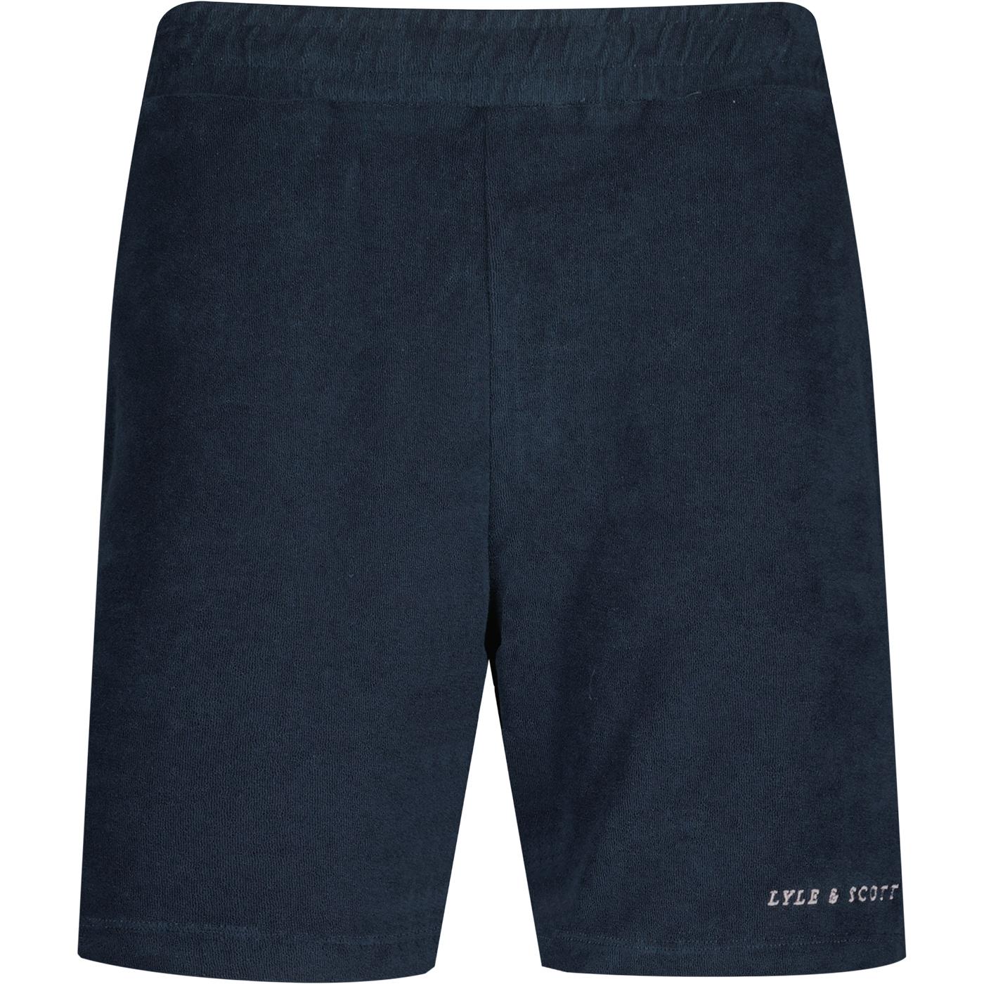 Lyle & Scott  Retro Towelling Casual Shorts (Navy)