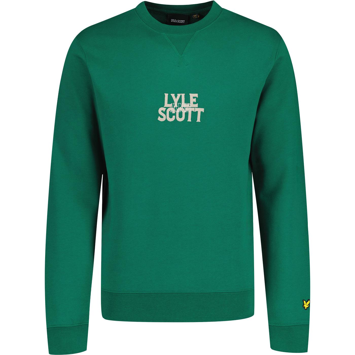 Lyle & Scott Varsity Embroidered Crew Sweatshirt L