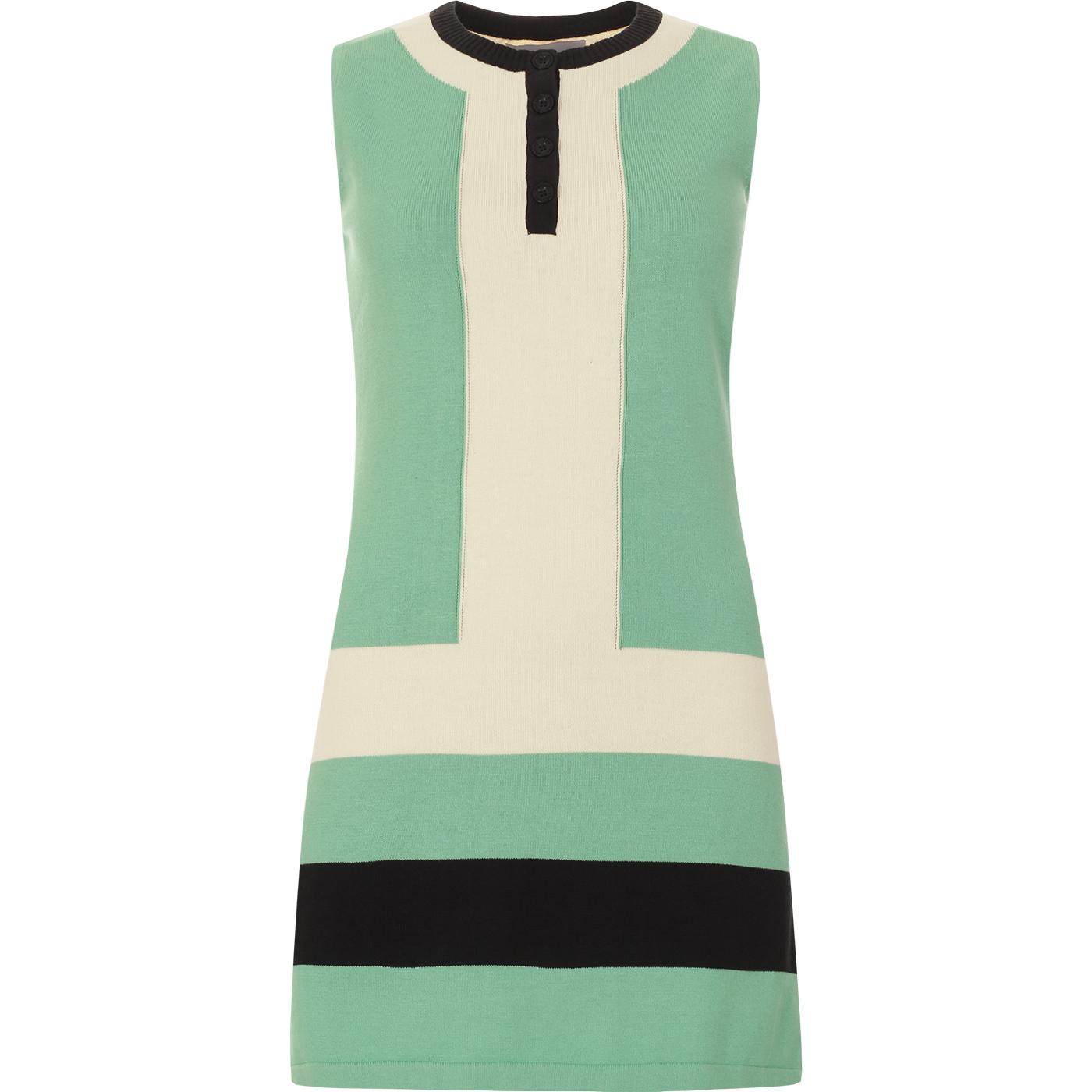 Lantana MADCAP ENGLAND 1960s Mod Knitted Dress K