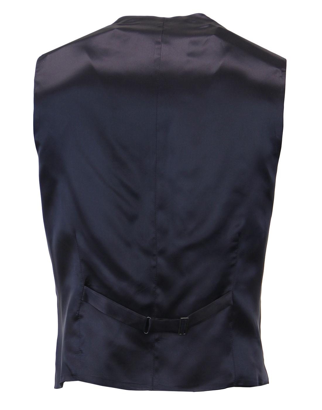Madcap England Retro Mod 3 Button Blue Mohair Suit