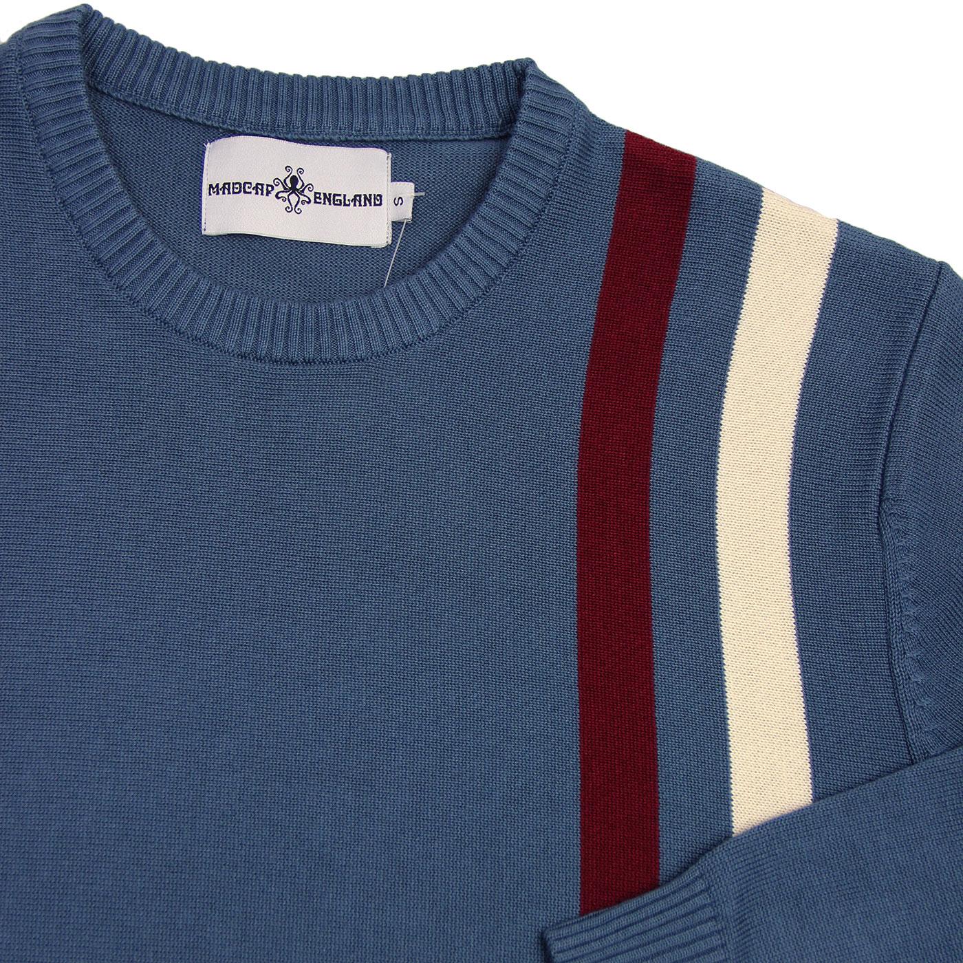 MADCAP ENGLAND Action Mod Racing Jumper in Orion Blue