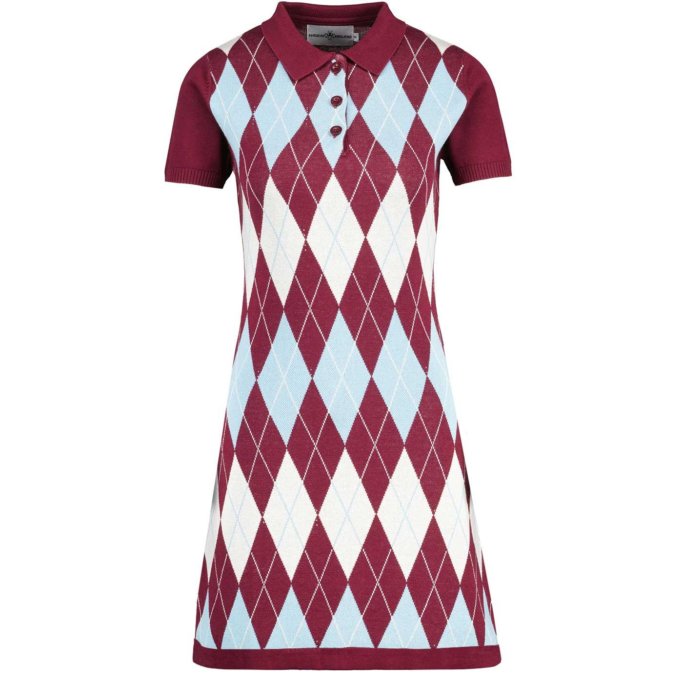 Ronnie Madcap England Argyle Knit Polo Dress (Z)