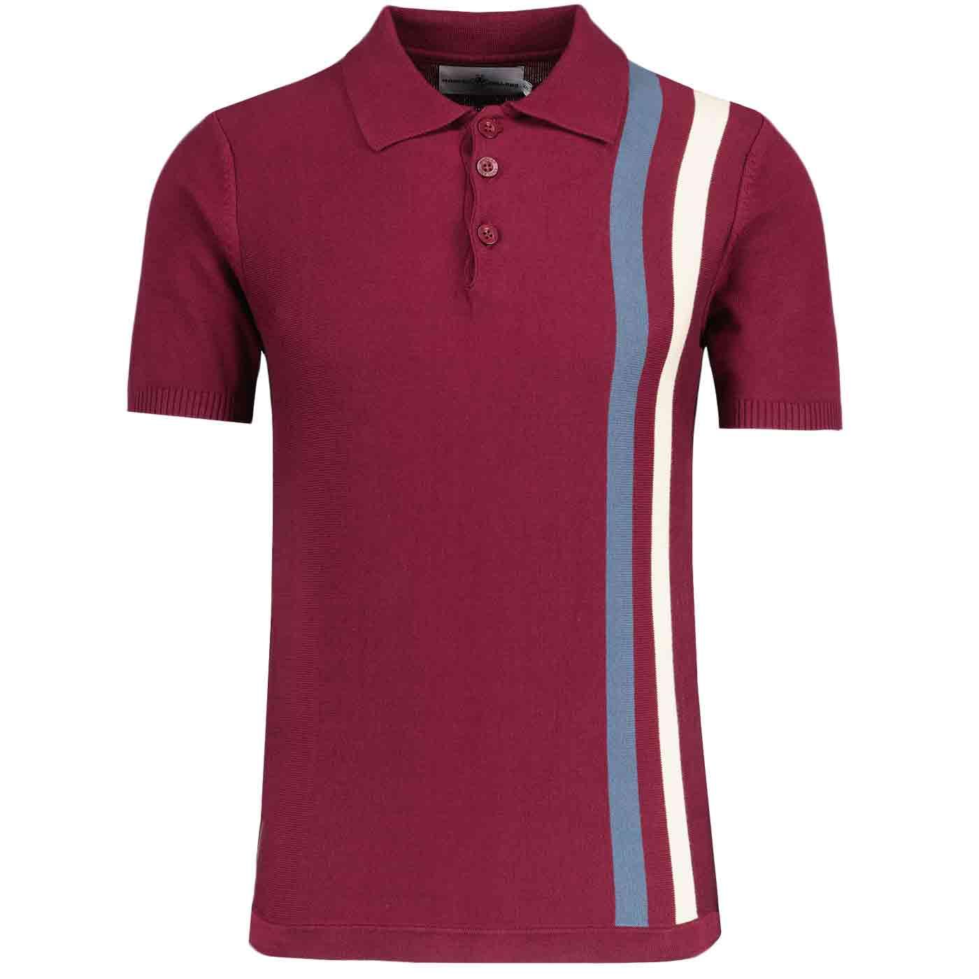 Beck MADCAP ENGLAND Mod Racing Stripe Knit Polo Z