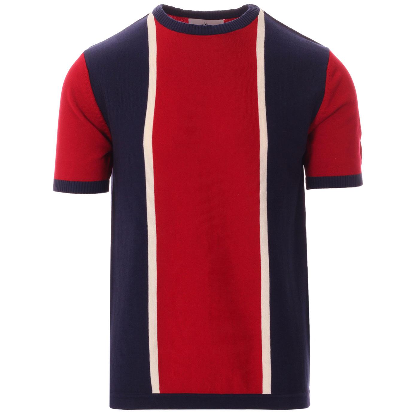Belmont MADCAP ENGLAND 1960s Mod Knitted Tee (LR)