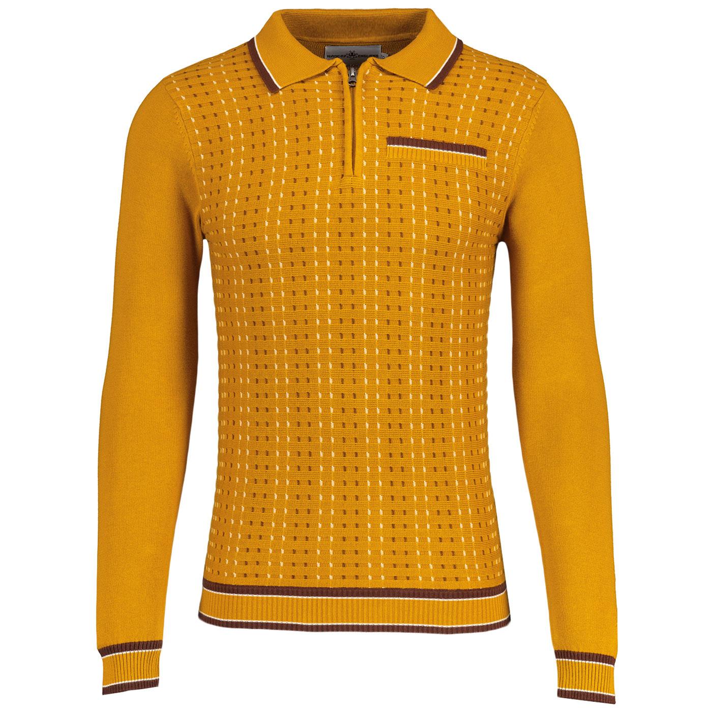 Coltrane Madcap England Mod Knitted Polo Buckthorn