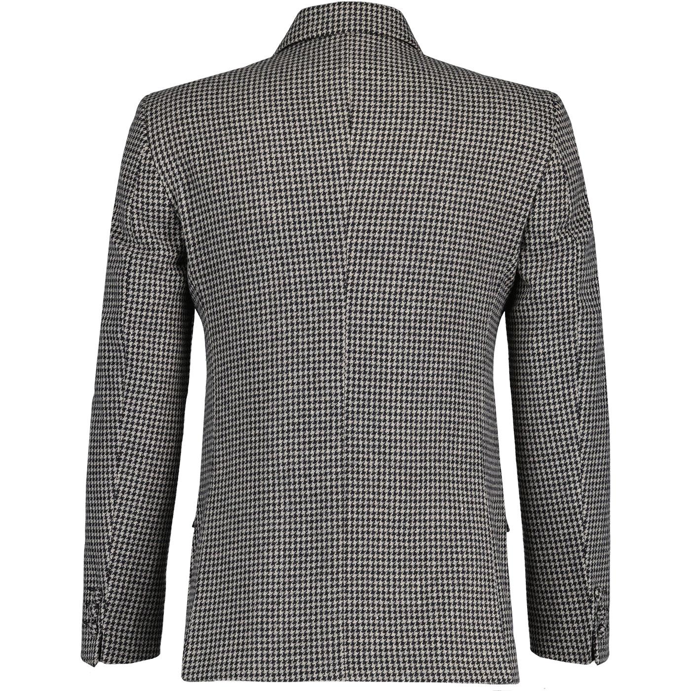 MADCAP ENGLAND Dylan Dogtooth Slim 60s Mod Suit