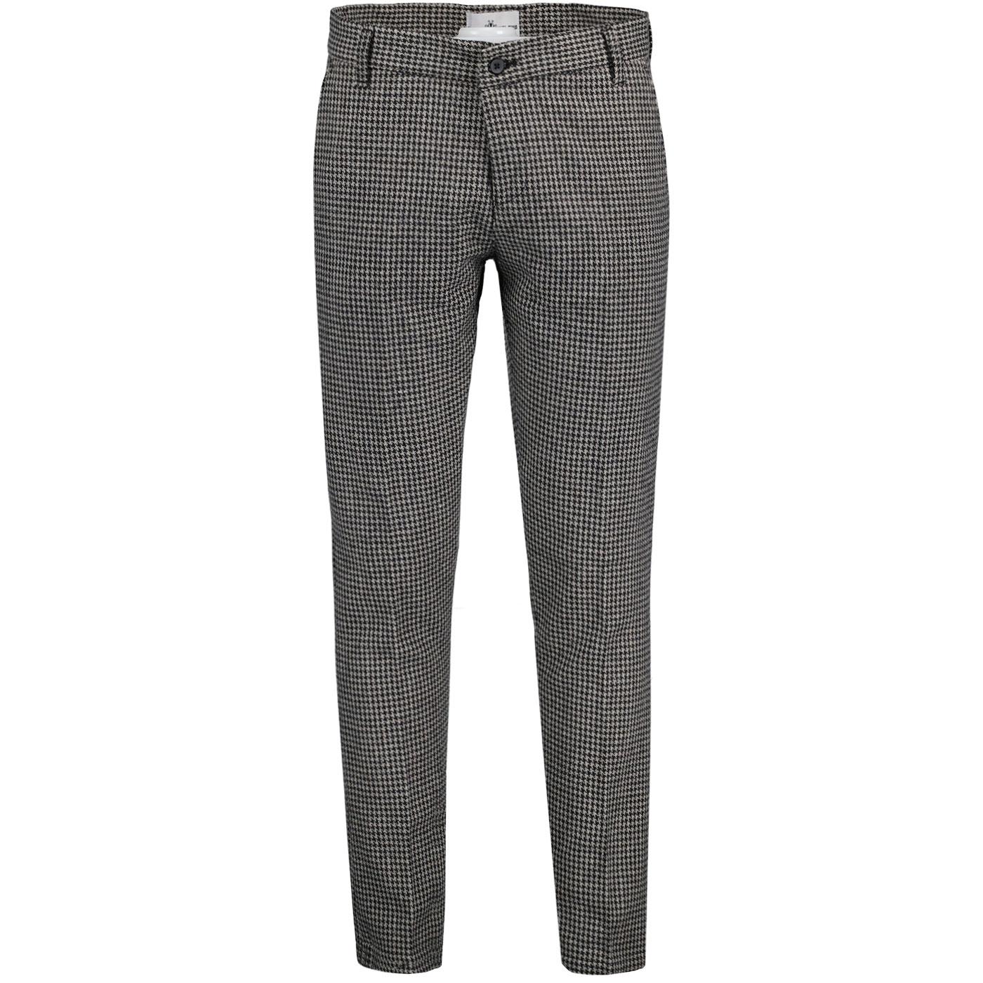 Dylan MADCAP ENGLAND Mod Brushed Dogtooth Trousers