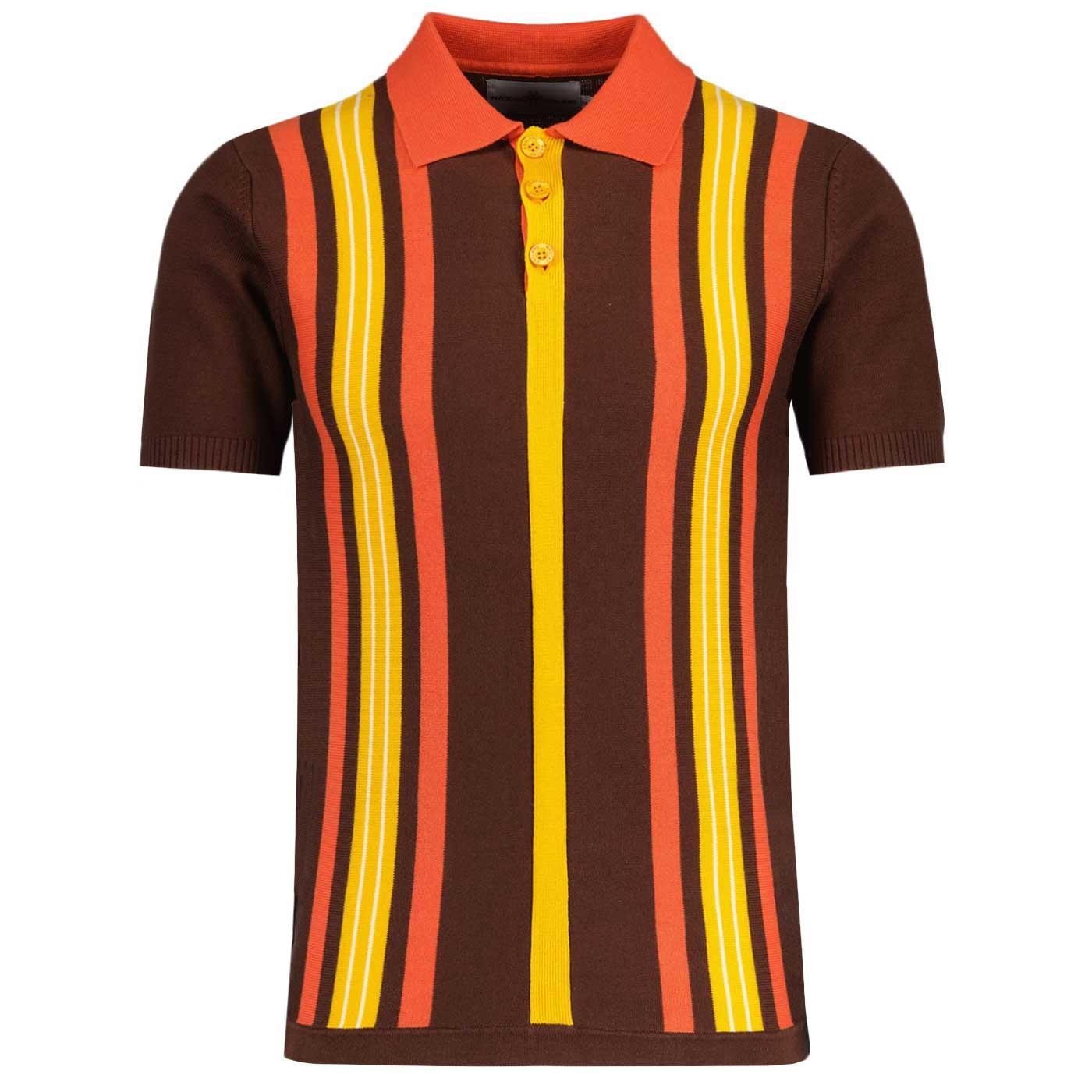 Farlowe Madcap England Mod Stripe Knitted Polo PS