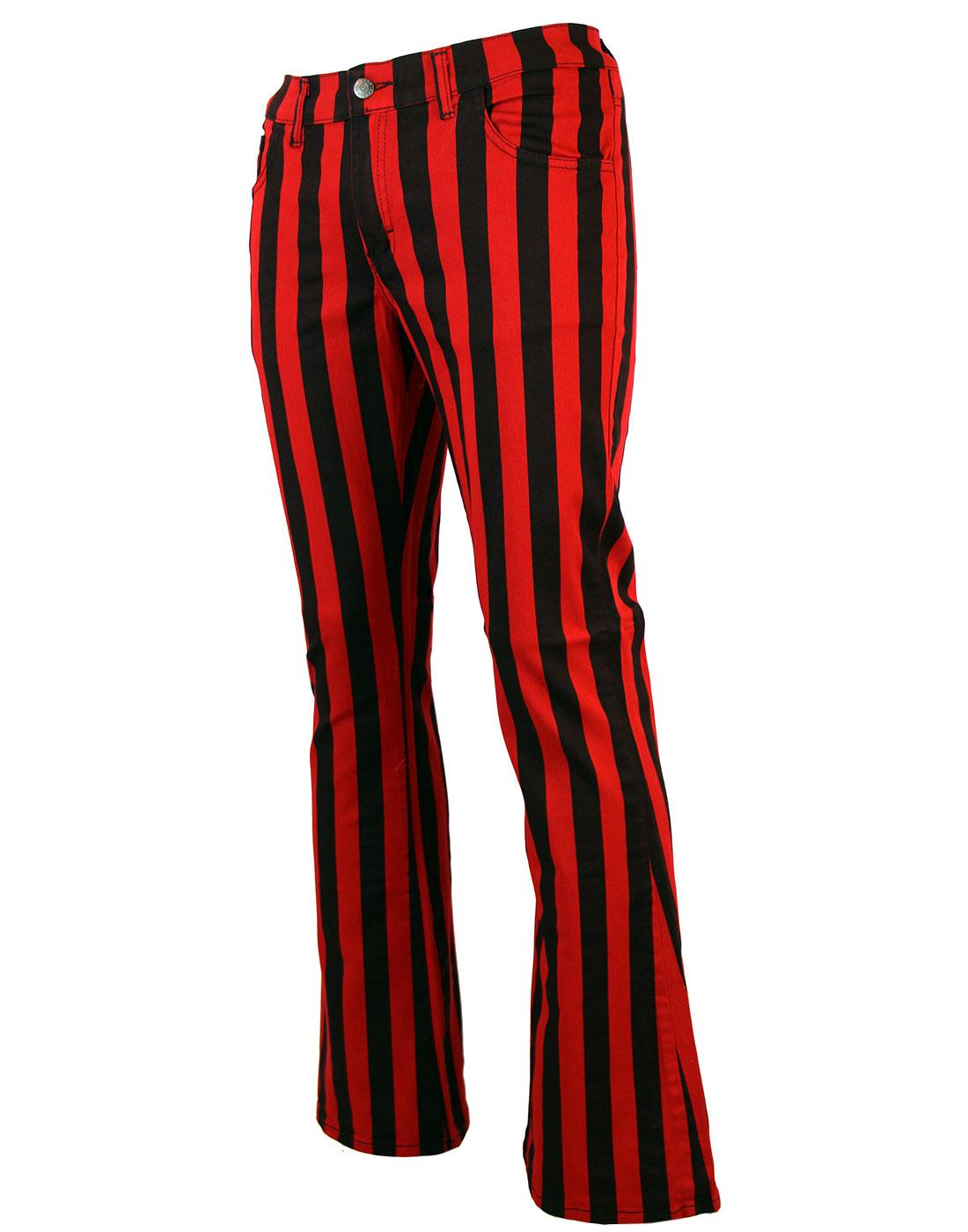 60s striped pants