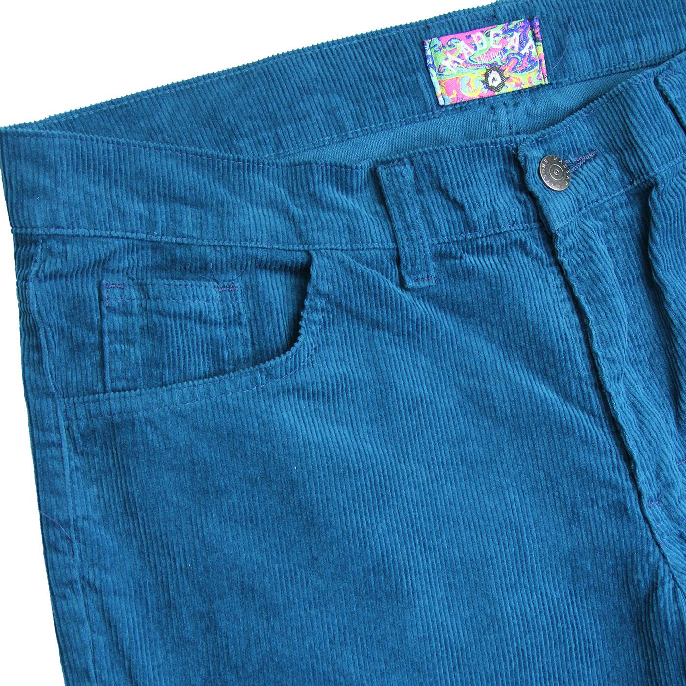 blue corduroy flares