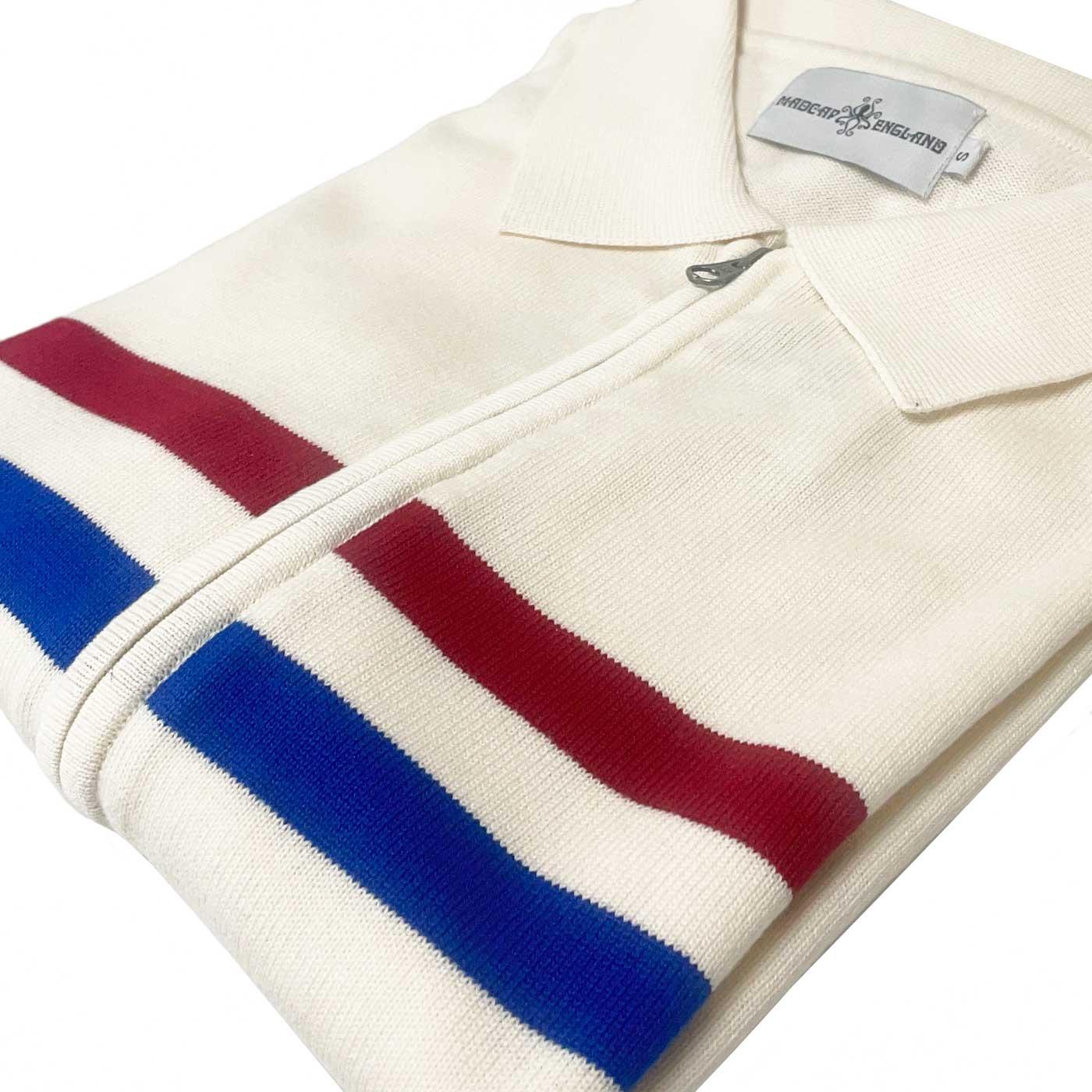 Vintage selling Red White Gray Striped Knit Collared Retro Unisex Jersey Top Sporty Retro Boys