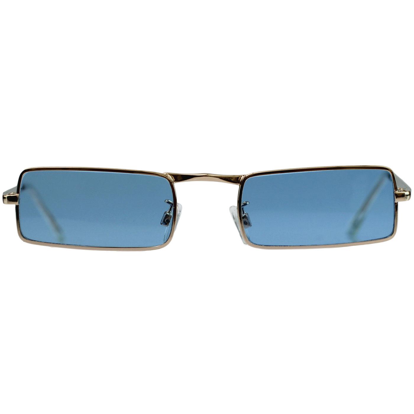 McGuinn MADCAP ENGLAND 1960s Granny Glasses BLUE