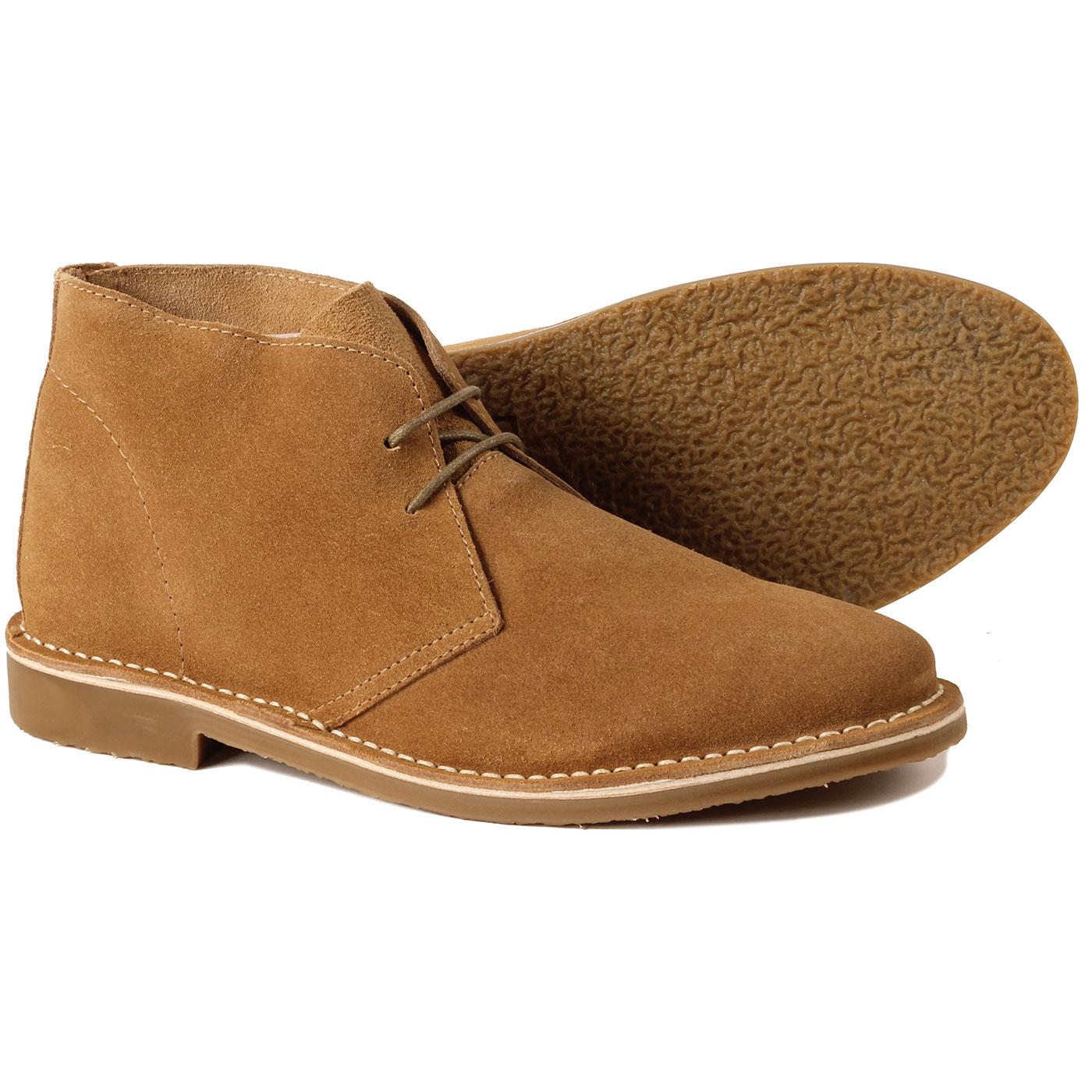 round toe desert boots