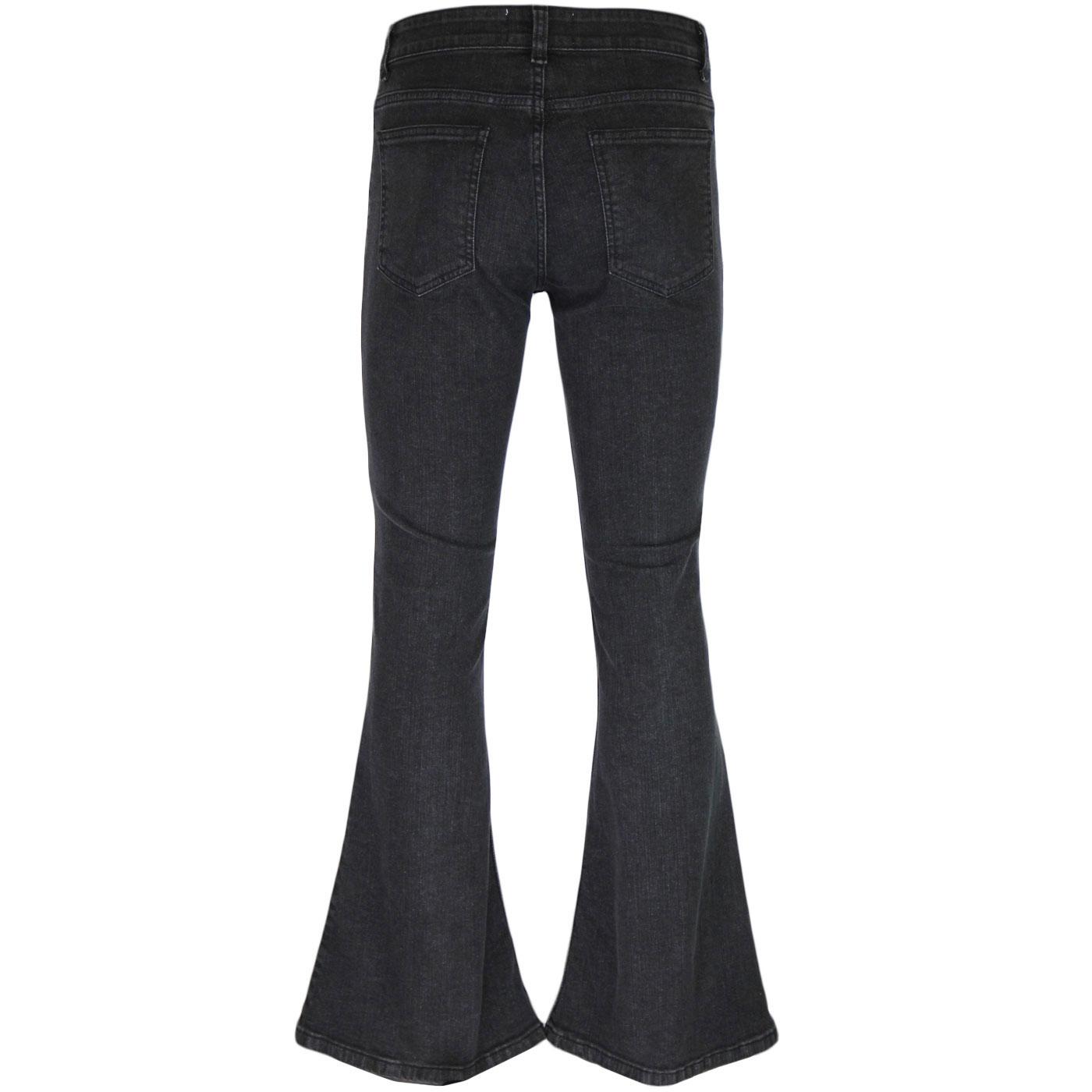 Rock & Roll Women's Black Corduroy Flare Jeans – Western Edge, Ltd.