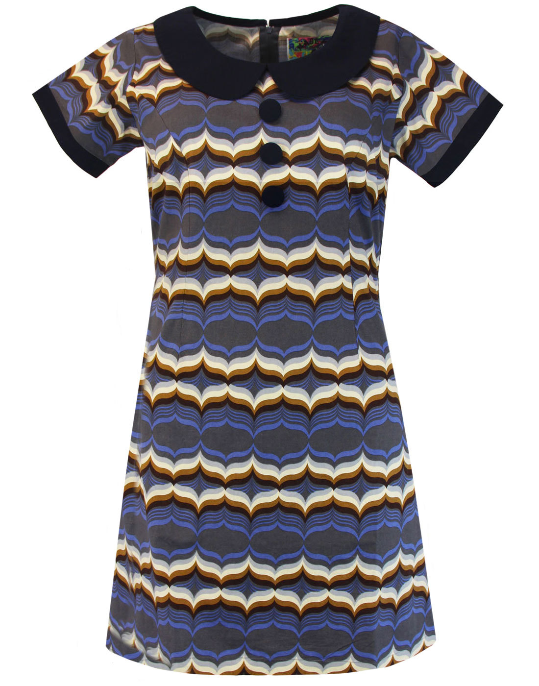 Dollierocker Waves MADCAP ENGLAND 60s Mod Dress