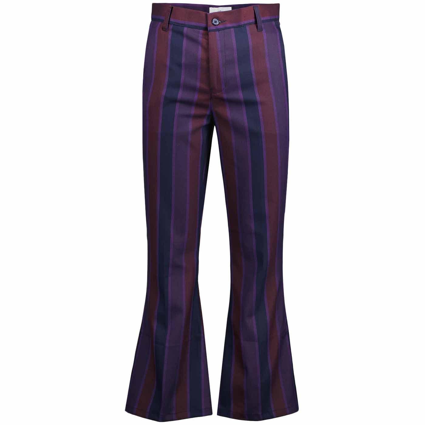 Offbeat MADCAP ENGLAND 60s Stripe Flared Trousers