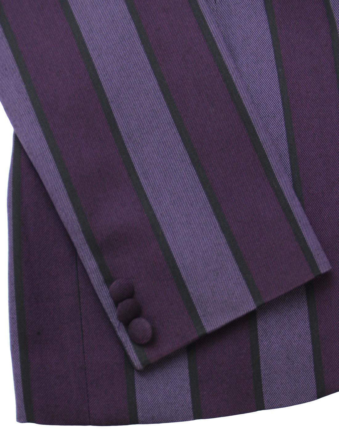 MADCAP ENGLAND Offbeat Mod 60s Men's Suit in Purple