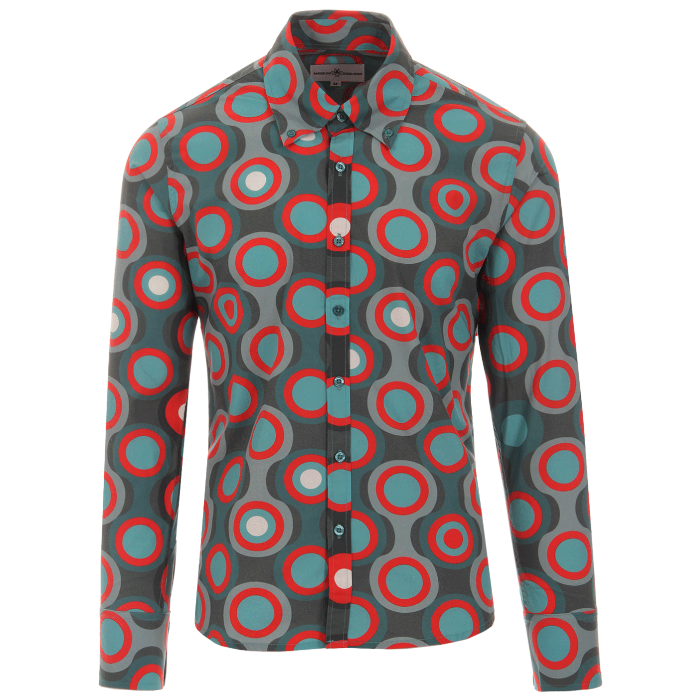 Trip Circles MADCAP ENGLAND 1960s Mod Target Shirt