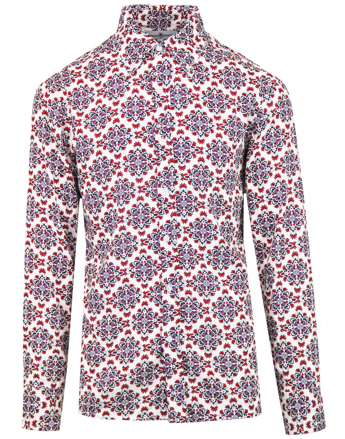 Wallflower MADCAP ENGLAND Mod Rayon Floral Shirt