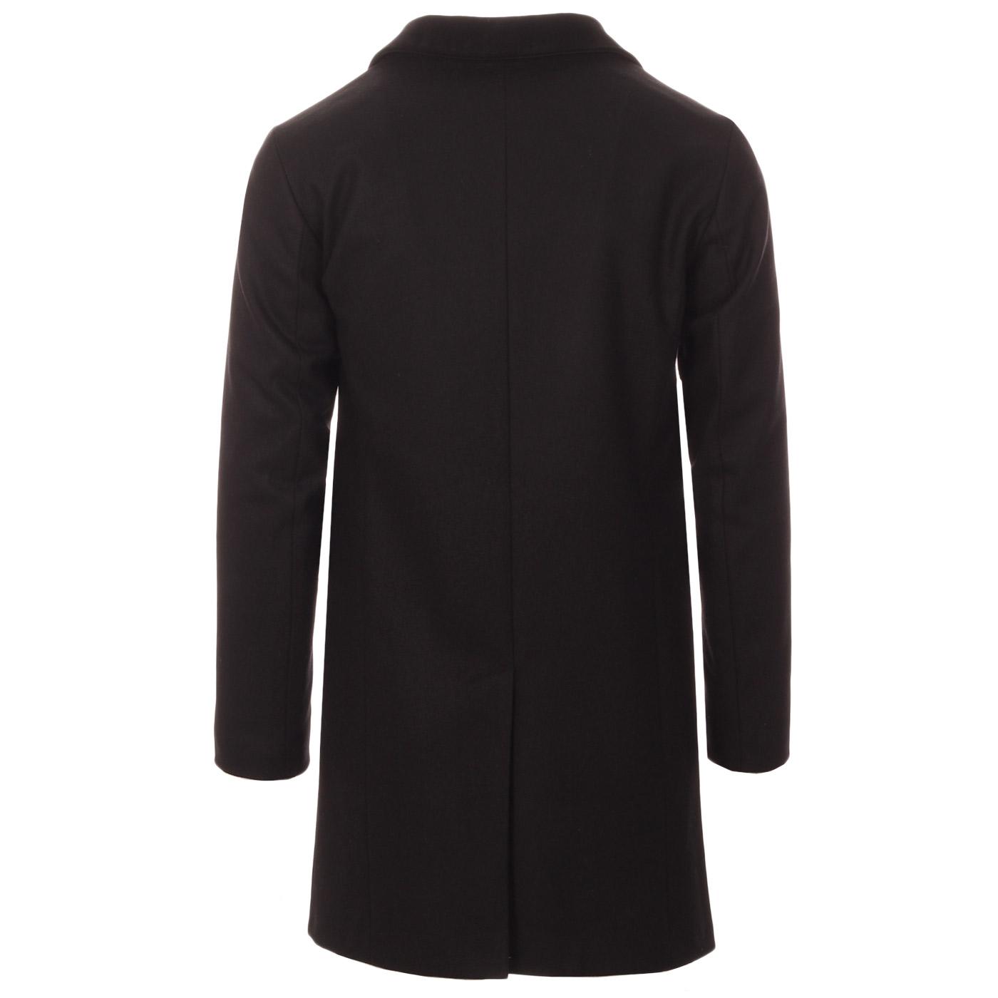 MADCAP ENGLAND Made in England Mod Covert Coat in Black