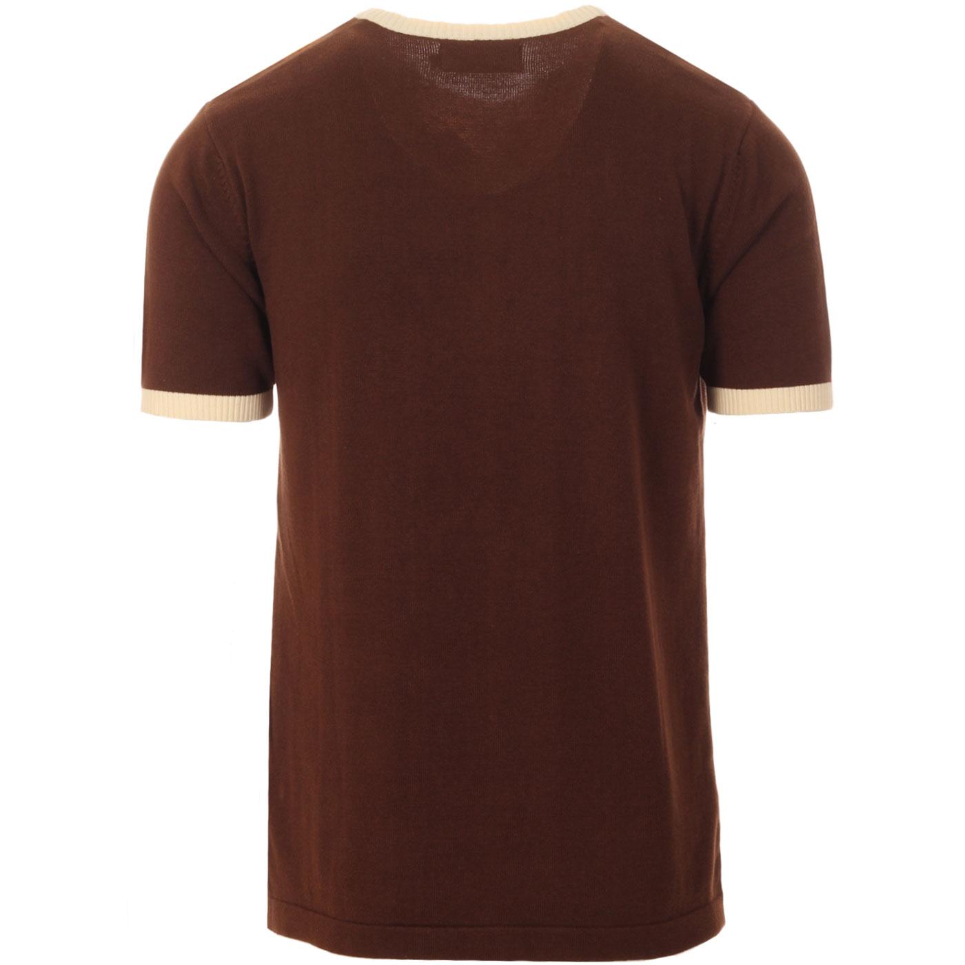 WAVOTIQ T-Shirt Da Uomo Vintage A Maniche Corte Henley Vintage Da Uomo - Foto 11