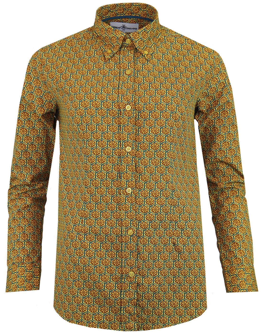 Saffron MADCAP ENGLAND 60s Floral Hexagon Shirt T