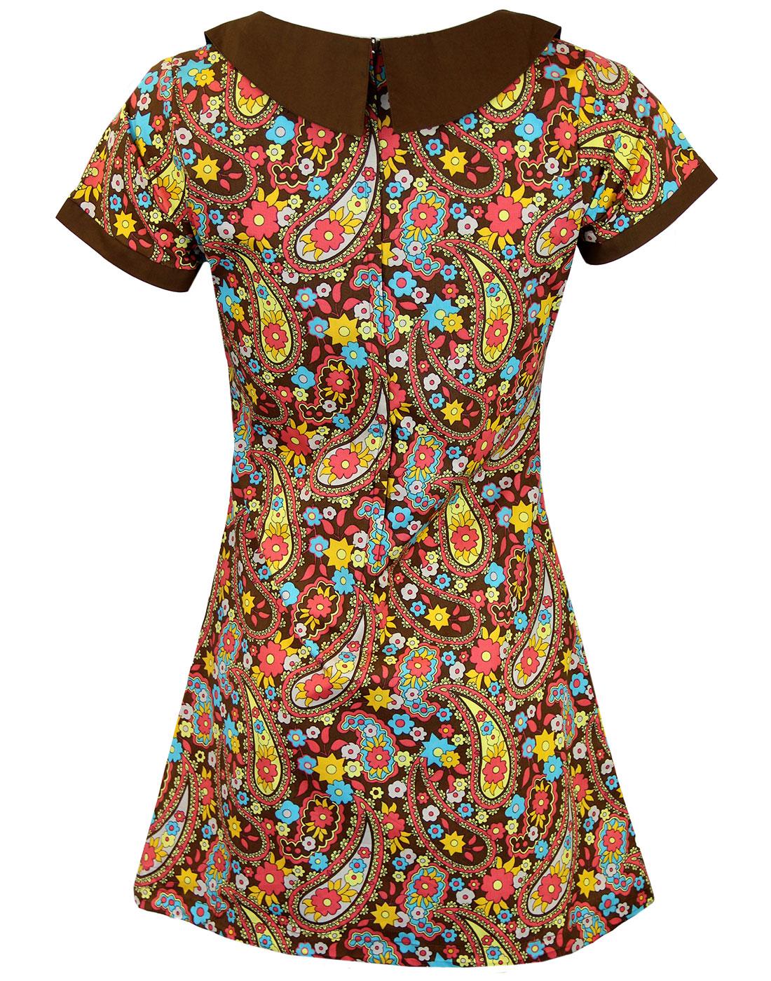 MADCAP ENGLAND Paisley Print Mod 60's Dress