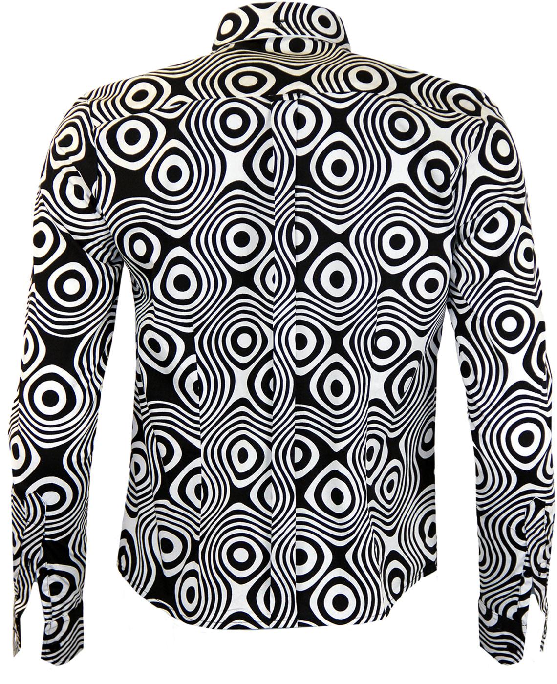 MADCAP ENGLAND Venus Retro 60s Mod Op Art Blouse Shirt