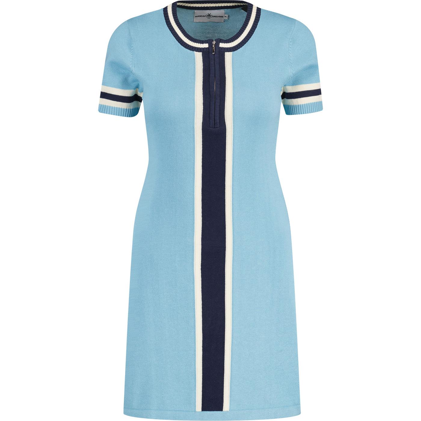 Aster MADCAP ENGLAND Mod Zip Neck Knit Dress (AB)