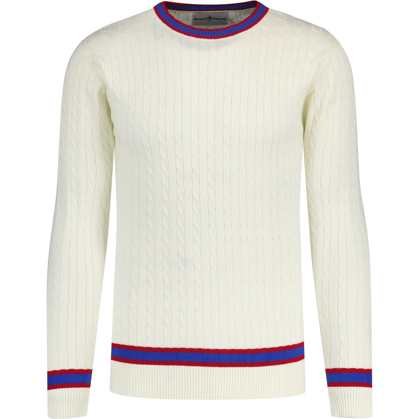 Hobbs Madcap England Cable Knit Cricket Jumper WW