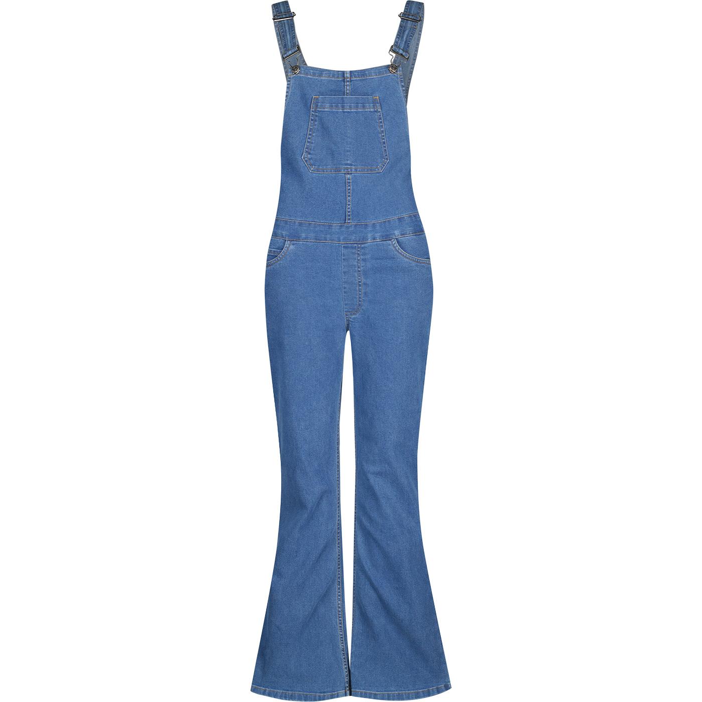 Bell Bottom Blues Madcap England Flared Dungaree S