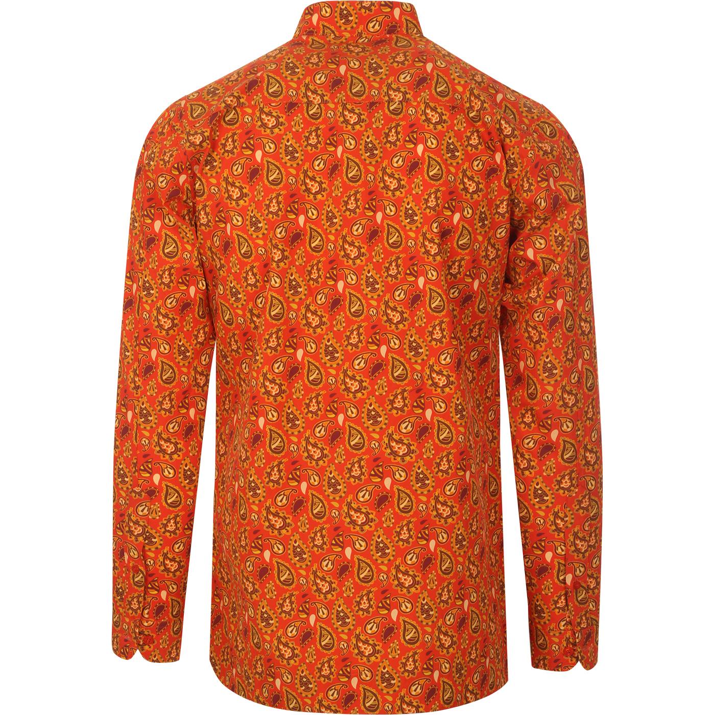 MADCAP ENGLAND Surbahar Gold Paisley 60s Kaftan Shirt