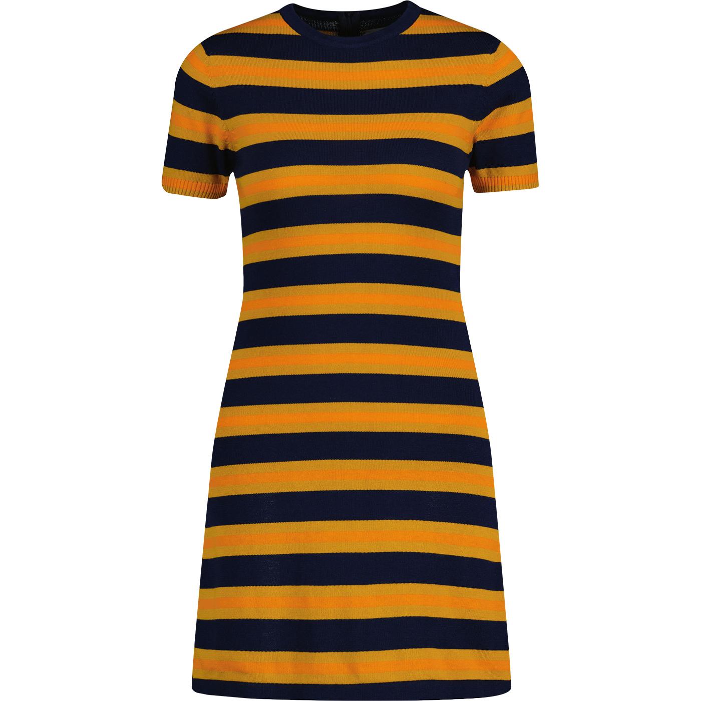 Cassia MADCAP ENGLAND 60s Mod Knit Stripe Dress N
