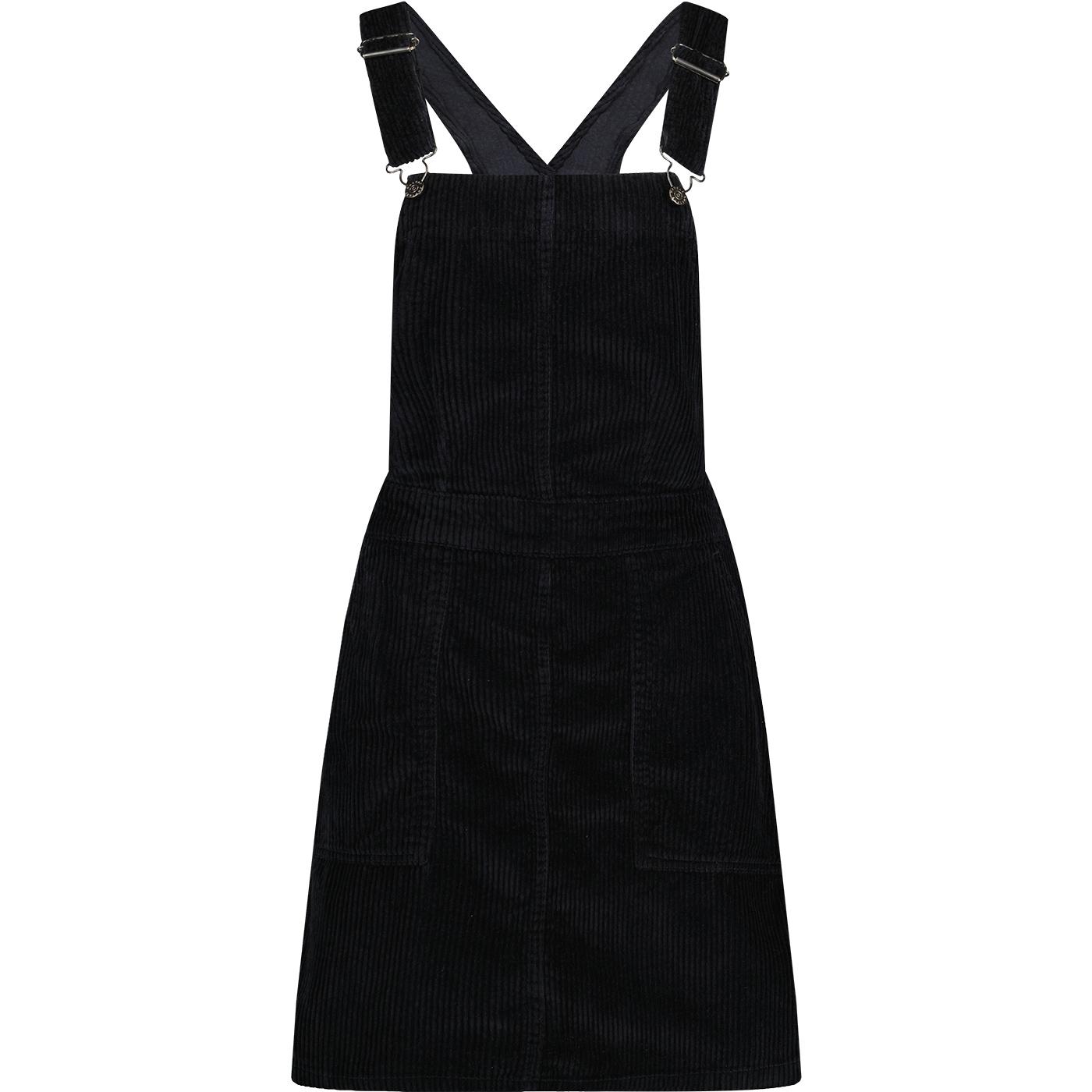 Marlo MADCAP ENGLAND 1960s Cord Pinafore Dress (B)