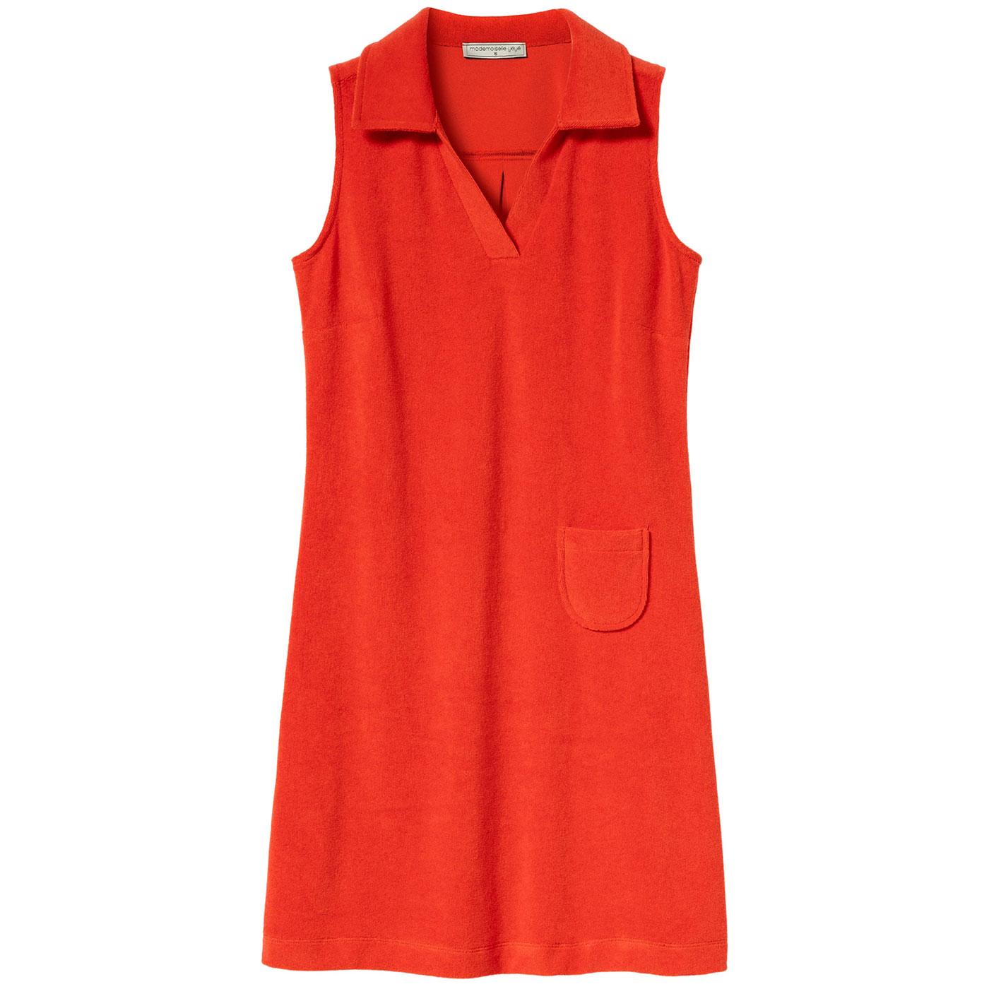 Mademoiselle Yéyé Set Point Terrycloth Mini Dress 