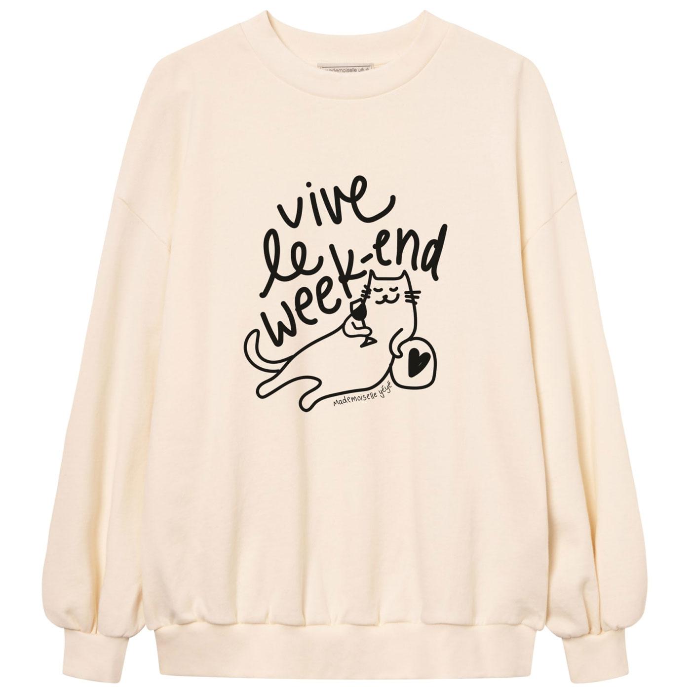 Vive Le WeekEnd Mademoiselle Yeye Retro Sweatshirt