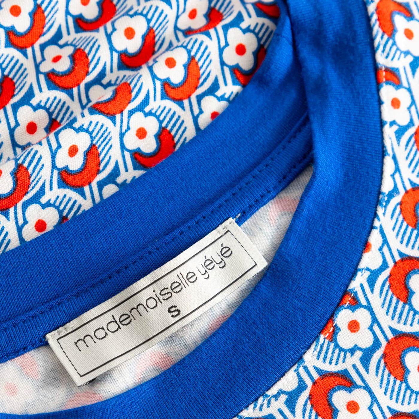 Mademoiselle Yeye Yoohoo Retro 70s Flower Print T Shirt mademoiselle-yeye-yoohoo-retro-70s-flower-print-t-shirt