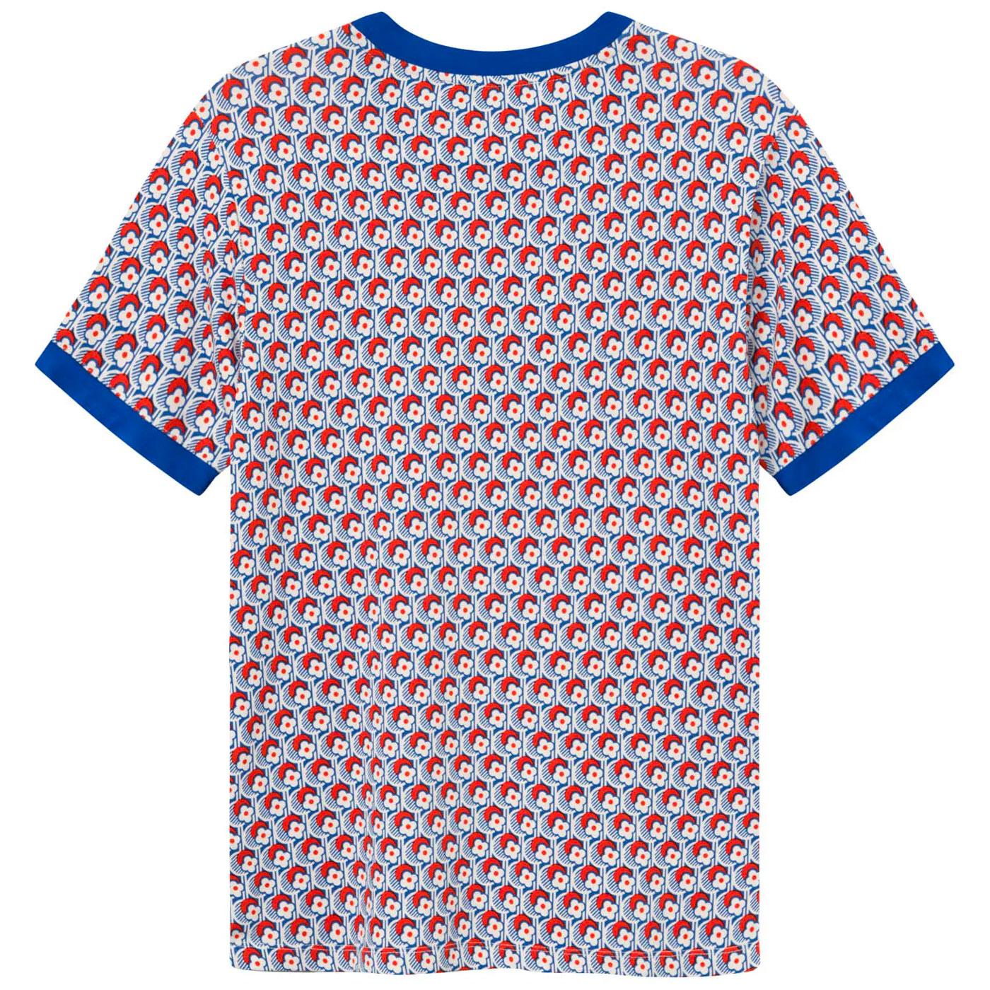 Mademoiselle Yeye Yoohoo Retro 70s Flower Print T Shirt mademoiselle-yeye-yoohoo-retro-70s-flower-print-t-shirt