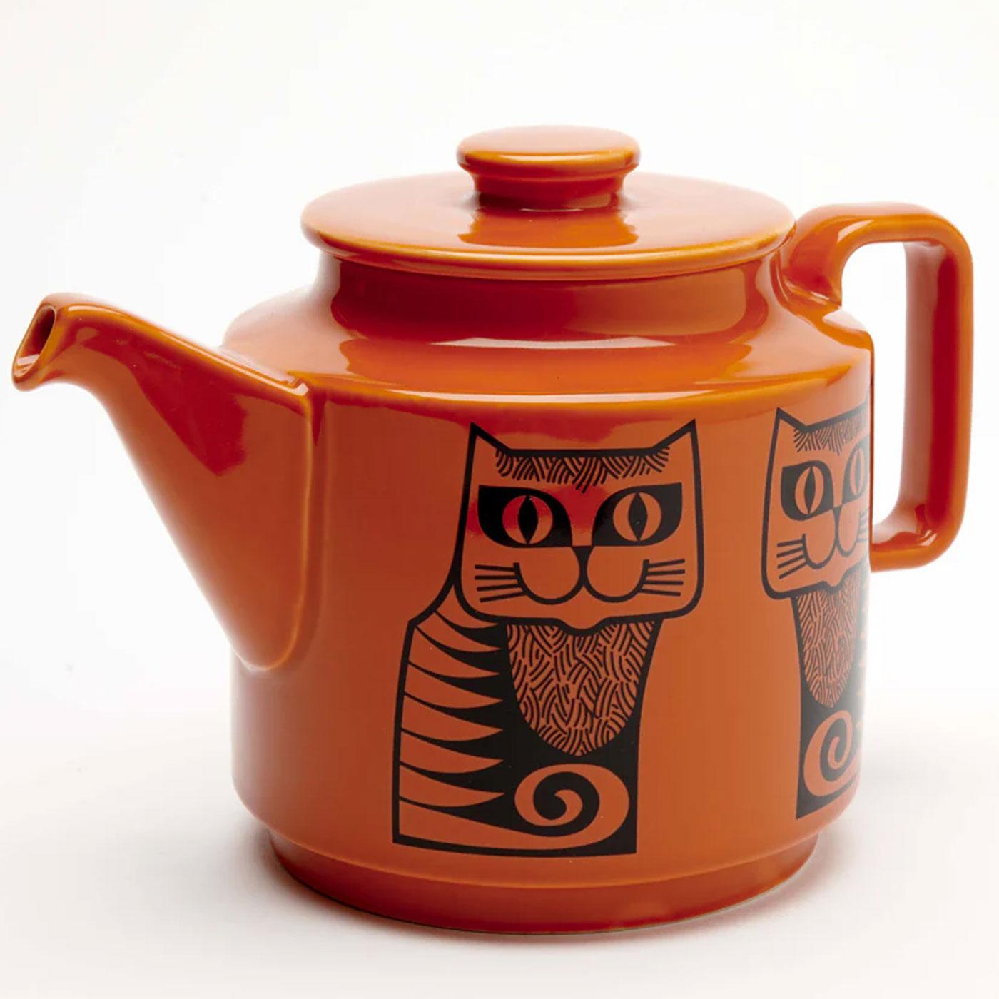 Magpie x Hornsea Pottery Retro 70s Cat Teapot  