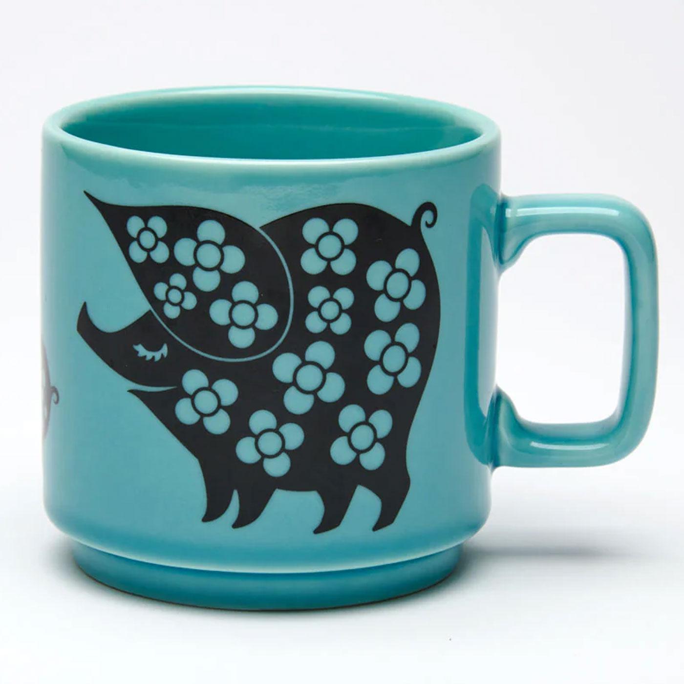 Magpie x Hornsea Pottery Retro Piggie Family Mug T