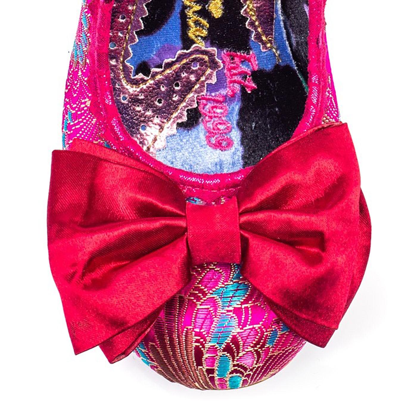 Irregular choice mal 2025 e bow pink